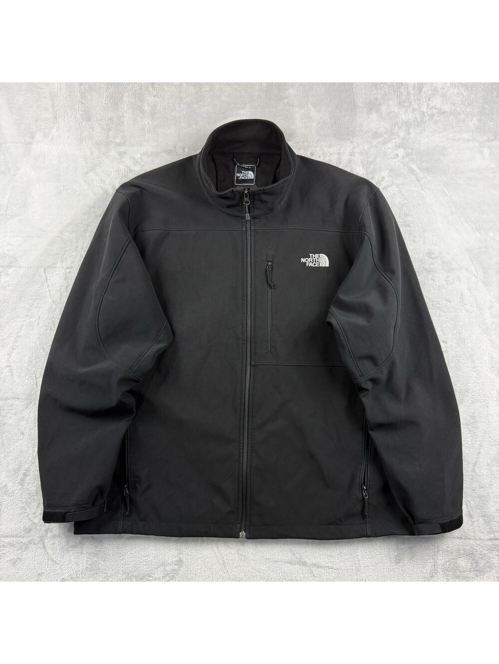 The North Face Apex Bionic Men’s XXL Black Softshell Jacket Full Zip Windwall